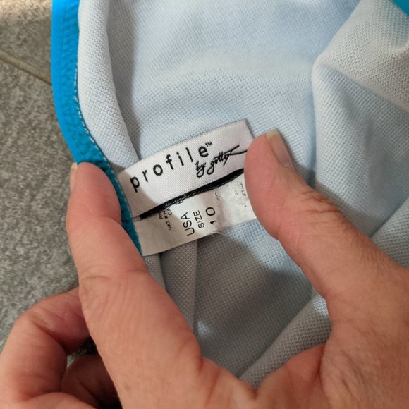 Blue Ruched Side Bikini Bottoms - Picture 3 of 3